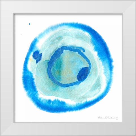 Nebulae IV White Modern Wood Framed Art Print by Ludwig, Alicia