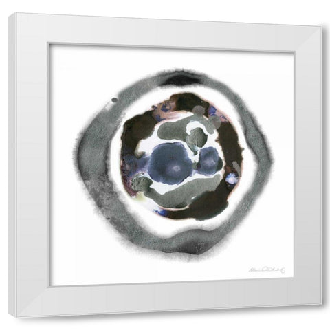 Meteorite II White Modern Wood Framed Art Print by Ludwig, Alicia