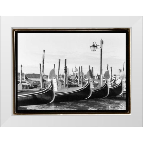 Glimpses-Grand Canal Venice I White Modern Wood Framed Art Print by DeNardo, Laura