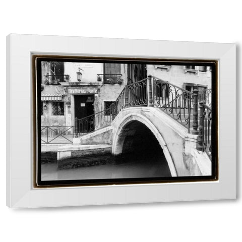 Hidden Passages Venice II White Modern Wood Framed Art Print by DeNardo, Laura