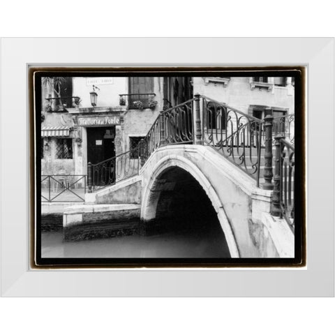 Hidden Passages Venice II White Modern Wood Framed Art Print by DeNardo, Laura