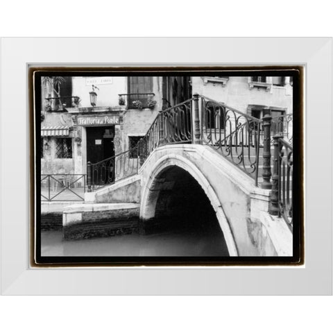 Hidden Passages Venice II White Modern Wood Framed Art Print by DeNardo, Laura