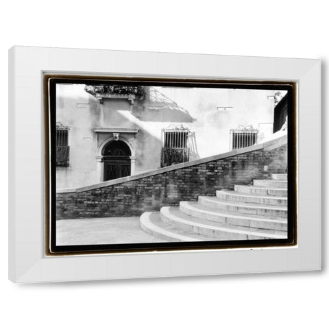 Hidden Passages Venice III White Modern Wood Framed Art Print by DeNardo, Laura