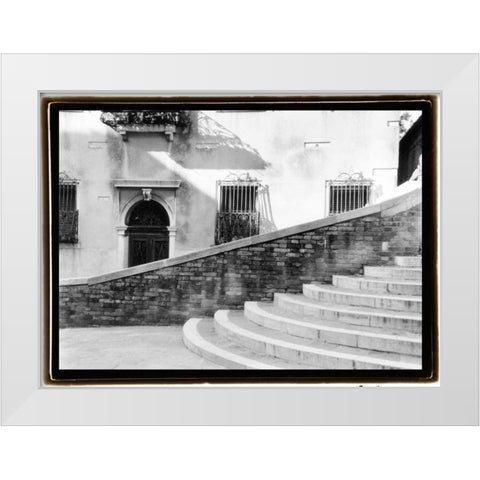 Hidden Passages Venice III White Modern Wood Framed Art Print by DeNardo, Laura