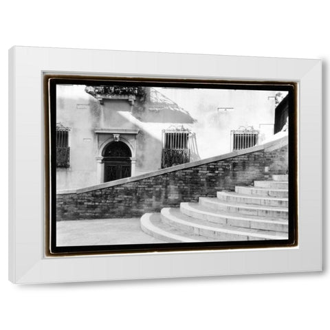 Hidden Passages Venice III White Modern Wood Framed Art Print by DeNardo, Laura