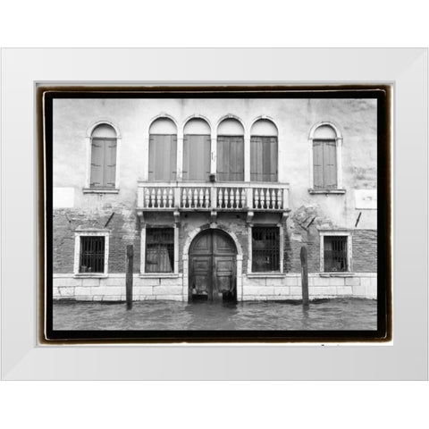 Hidden Passages Venice IV White Modern Wood Framed Art Print by DeNardo, Laura
