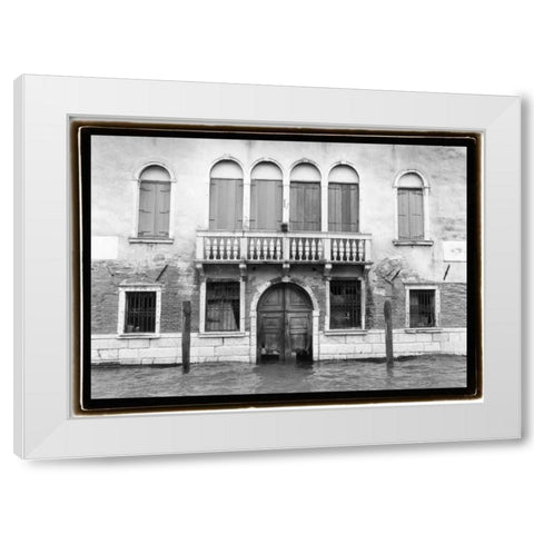 Hidden Passages Venice IV White Modern Wood Framed Art Print by DeNardo, Laura