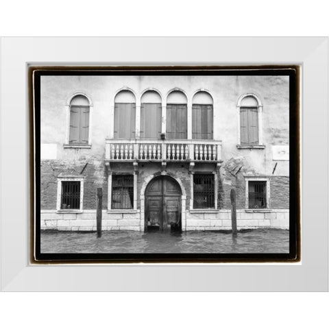 Hidden Passages Venice IV White Modern Wood Framed Art Print by DeNardo, Laura