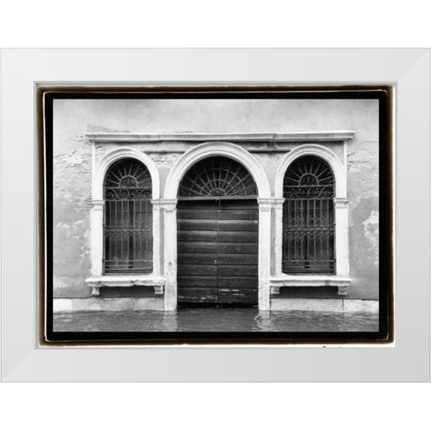 Hidden Passages Venice V White Modern Wood Framed Art Print by DeNardo, Laura