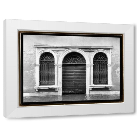 Hidden Passages Venice V White Modern Wood Framed Art Print by DeNardo, Laura