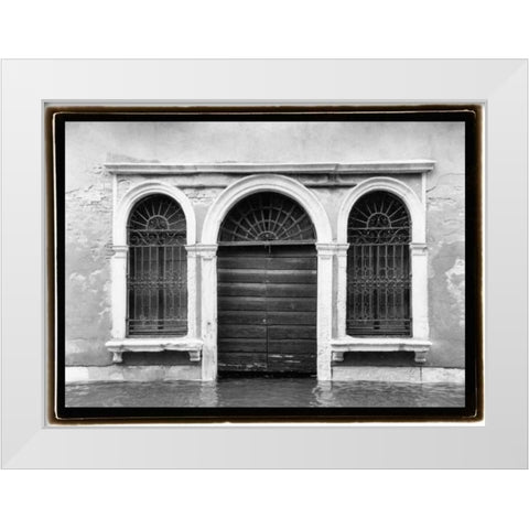 Hidden Passages Venice V White Modern Wood Framed Art Print by DeNardo, Laura