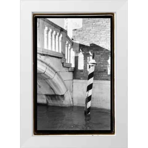 Hidden Passages Venice VII White Modern Wood Framed Art Print by DeNardo, Laura