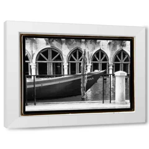 Hidden Passages Venice IX White Modern Wood Framed Art Print by DeNardo, Laura