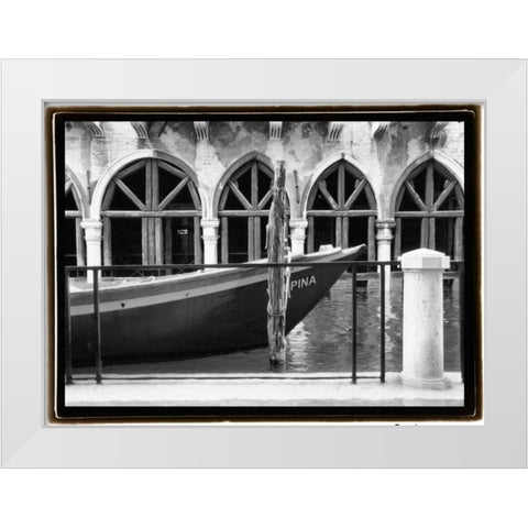Hidden Passages Venice IX White Modern Wood Framed Art Print by DeNardo, Laura