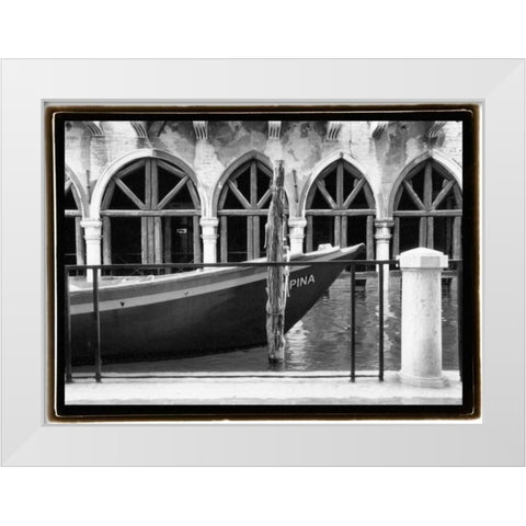 Hidden Passages Venice IX White Modern Wood Framed Art Print by DeNardo, Laura