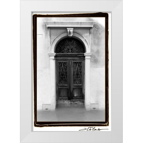 Venetian Doorways I White Modern Wood Framed Art Print by DeNardo, Laura