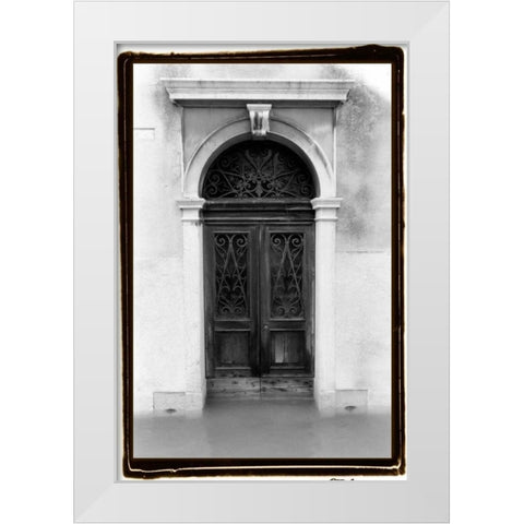 Venetian Doorways I White Modern Wood Framed Art Print by DeNardo, Laura