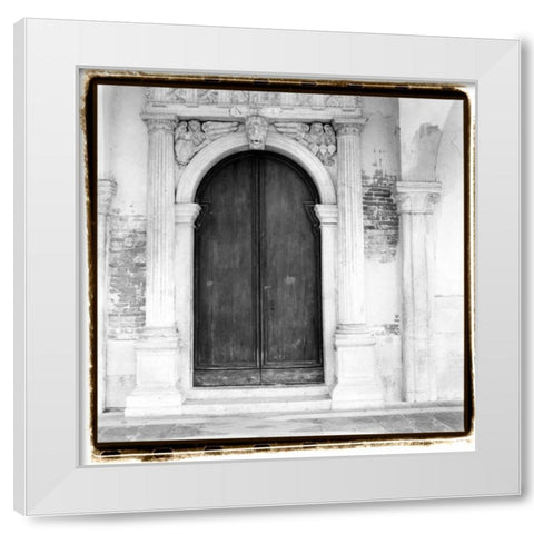Venetian Doorways II White Modern Wood Framed Art Print by DeNardo, Laura