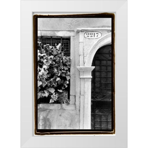 Venetian Doorways IV White Modern Wood Framed Art Print by DeNardo, Laura