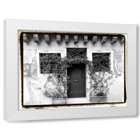 Venetian Doorways V White Modern Wood Framed Art Print by DeNardo, Laura