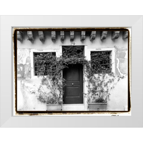 Venetian Doorways V White Modern Wood Framed Art Print by DeNardo, Laura