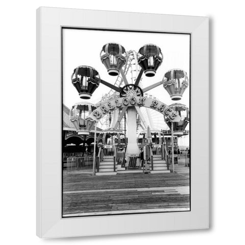 For Your Amusement IV White Modern Wood Framed Art Print by DeNardo, Laura