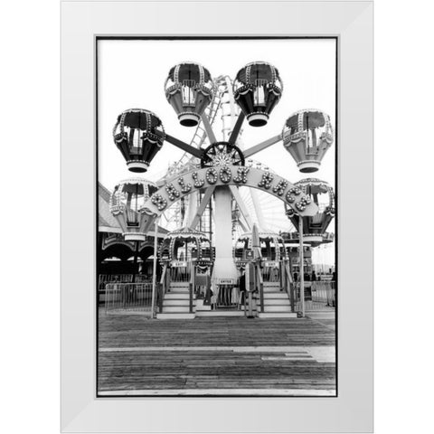 For Your Amusement IV White Modern Wood Framed Art Print by DeNardo, Laura