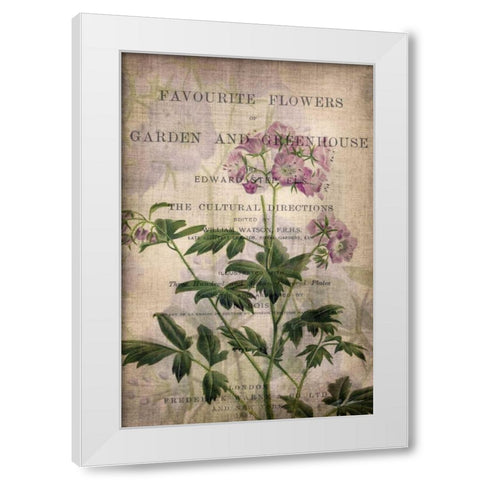 Favorite Flowers IV White Modern Wood Framed Art Print by Butler, John