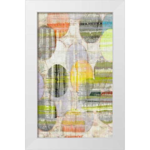 Ovation III White Modern Wood Framed Art Print by Butler, John