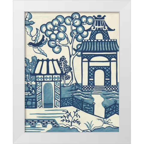 Willow Landscape II White Modern Wood Framed Art Print by Zarris, Chariklia