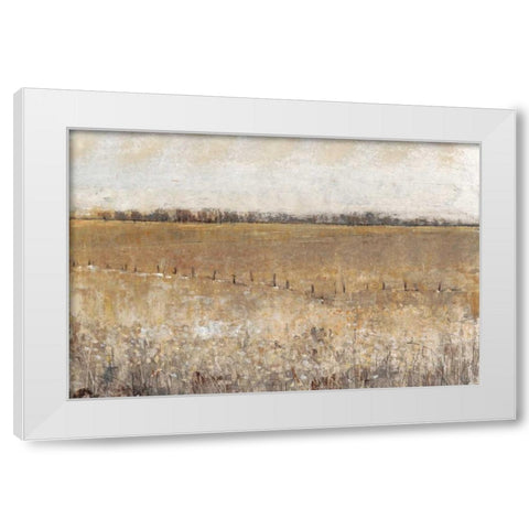 Fenced In I White Modern Wood Framed Art Print by OToole, Tim