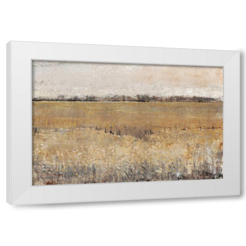 Fenced In II White Modern Wood Framed Art Print by OToole, Tim