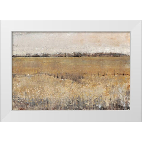 Fenced In II White Modern Wood Framed Art Print by OToole, Tim