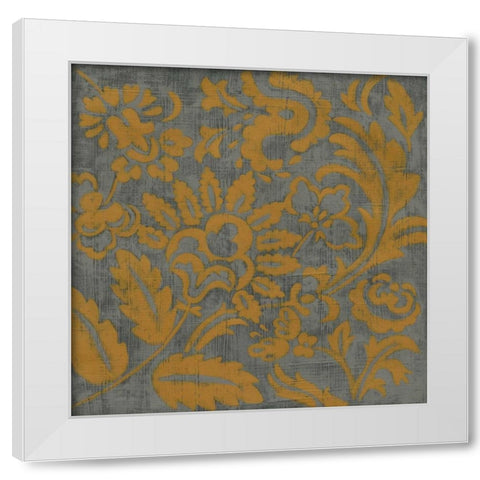 Mandarin Grove I White Modern Wood Framed Art Print by Zarris, Chariklia