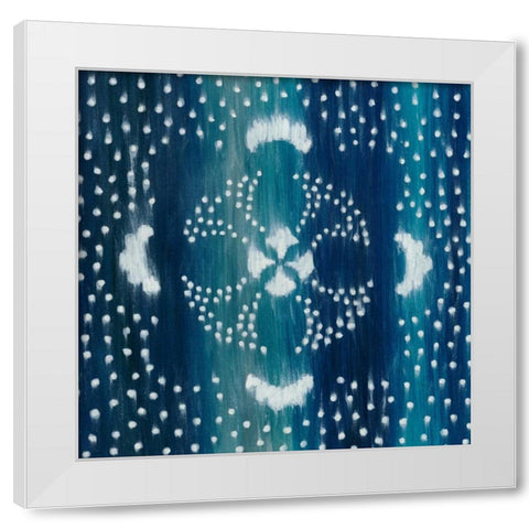 Moonbeam III White Modern Wood Framed Art Print by Zarris, Chariklia