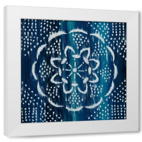 Moonbeam IV White Modern Wood Framed Art Print by Zarris, Chariklia