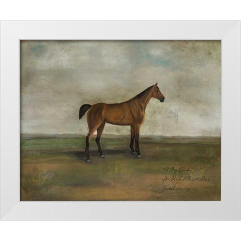 A Bay Hunter White Modern Wood Framed Art Print by McCavitt, Naomi