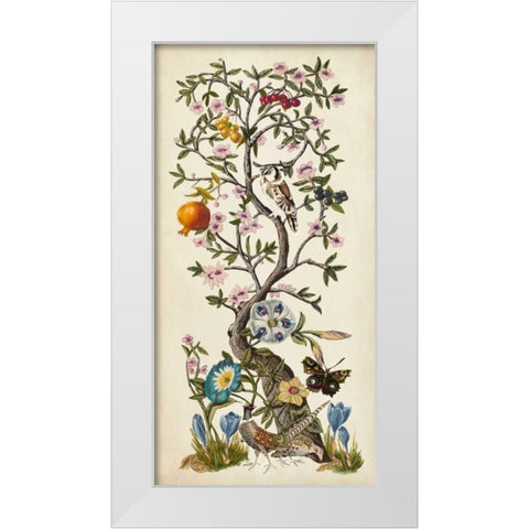 Chinoiserie Natura I White Modern Wood Framed Art Print by McCavitt, Naomi