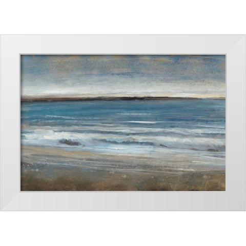 Ocean Light I White Modern Wood Framed Art Print by OToole, Tim
