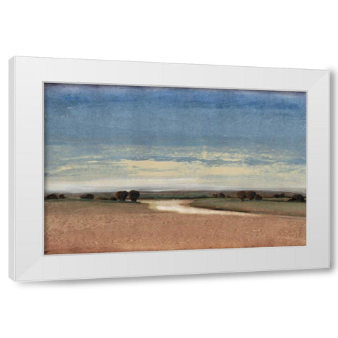New Land I White Modern Wood Framed Art Print by OToole, Tim