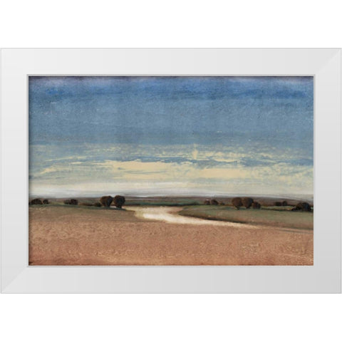 New Land I White Modern Wood Framed Art Print by OToole, Tim