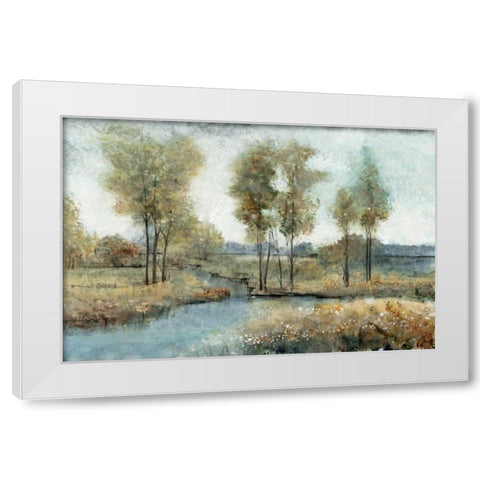 Stream Side I White Modern Wood Framed Art Print by OToole, Tim