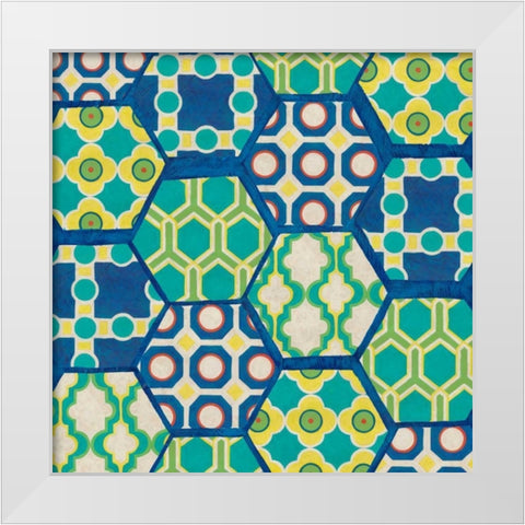 Painted Tortoise I White Modern Wood Framed Art Print by Zarris, Chariklia