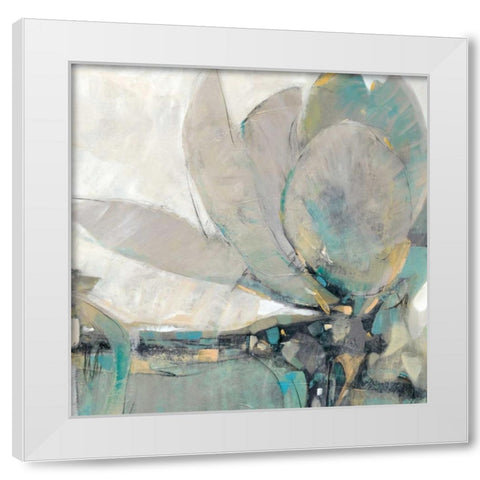 Revel II White Modern Wood Framed Art Print by OToole, Tim