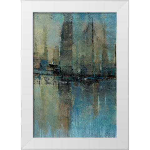 Downtown I White Modern Wood Framed Art Print by OToole, Tim