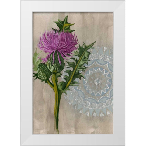 Bohemian Botanical II White Modern Wood Framed Art Print by McCavitt, Naomi
