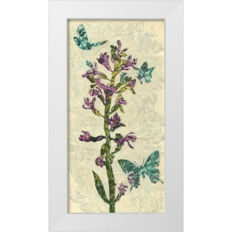Spring Collage I White Modern Wood Framed Art Print by Meagher, Megan