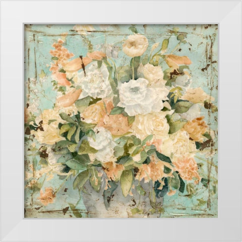 Vintage Arrangement II White Modern Wood Framed Art Print by Meagher, Megan
