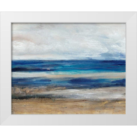 Movement I White Modern Wood Framed Art Print by OToole, Tim