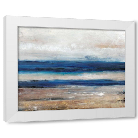 Movement II White Modern Wood Framed Art Print by OToole, Tim